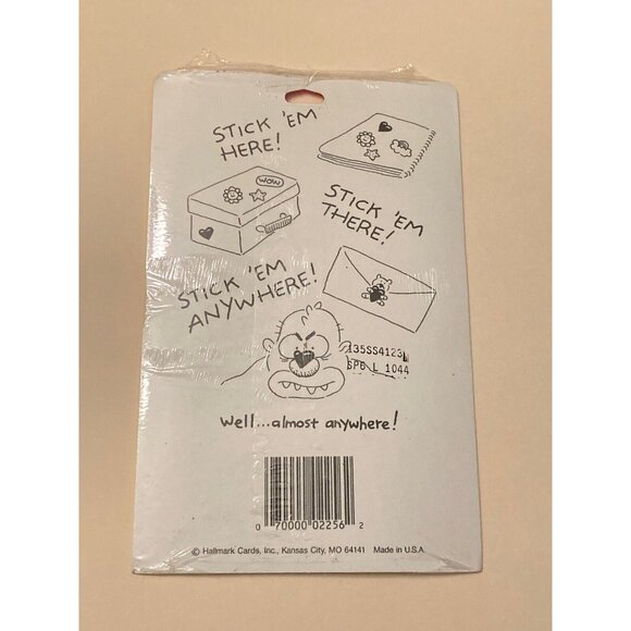 Vintage 1991 HALLMARK Stickers YELLOW Dress-Up Bows RIBBONS Sealed Pack 4 Sheets - Picture 2 of 4
